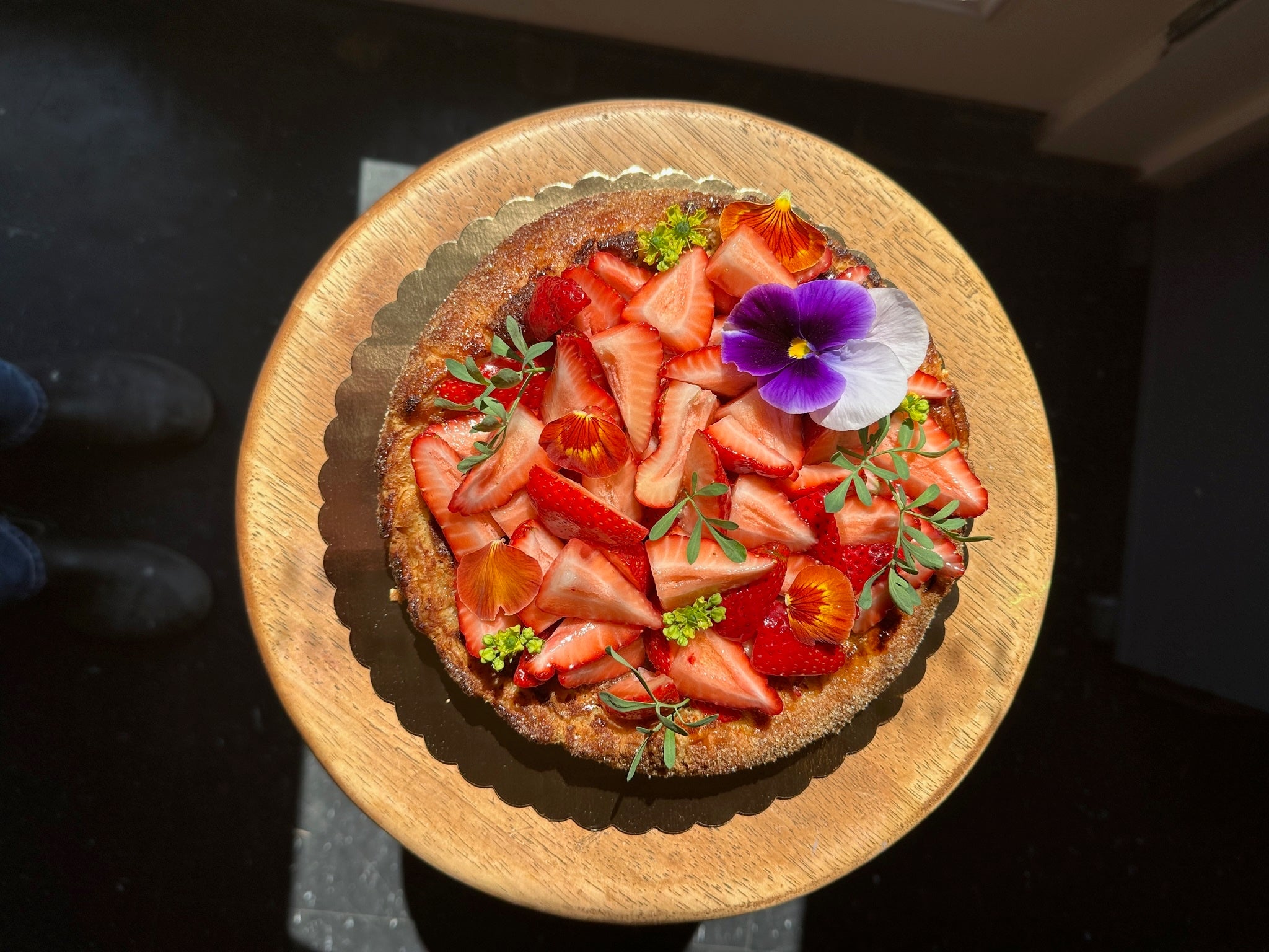 Strawberry Galette Cou Cou Rachou